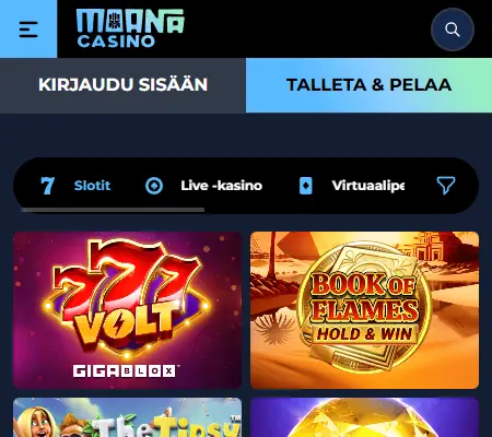Moana Kasinon pelit